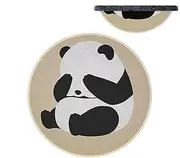 Panda Rug | Round Entrance Rug | Panda Rug Plush Cartoon Rug Rug Animal Non-Slip Mat for Living Room Decor