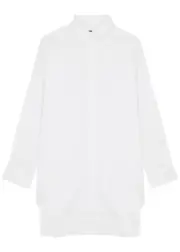 Rag & Bone Fia Oversized Cotton Shirt - White - M/L (UK14 / L) M/L (UK14 / L)