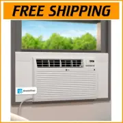 White Insulating Cover Panels for Window AC Units - Noise and Light Mitigation