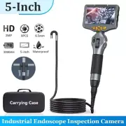 Teslong 5 Inch Screen Endoscope Camera Two-Way Articulating Borescope Camera