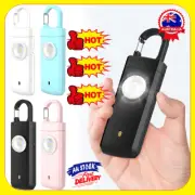 Personal Safety Alarm 130dB LED Security SOS Keychain Panic Emergency Women