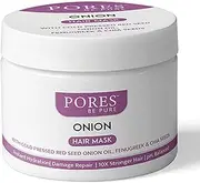 Hair Mask with Onion Chia & Fenugreek Seed for Dry, Frizzy & Tangle Free Hairs | Soft, Smooth & Shiny Hair Masque For Women & Men - 200 gm