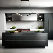Swirl Pendant Light 2000mm (3000k/5000k) in Black or White
