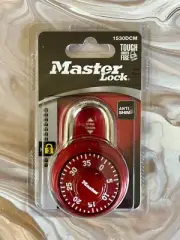 MASTER LOCK Combination Padlock, Anti-Shim, Auto Scramble • 1530DCM, Brand NEW!