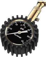 Voniecop Tire Pressure Gauge - (0-60 PSI) Heavy Duty, Accurate with Glow Dial, Low - High Air Pressure Gauge