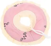 HOUDERCO Recovery Collar for Guinea Pig Soft Breathable Anti-bite Tailored Fit Lightweight Size s