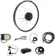 TDR 36V 250W Electric Bike Conversion Kit, Road Legal 26" Front Hub Motor Kit, Waterproof Wiring, Pedal Assist, Disc V Brake Compatible, KT LCD5 Display