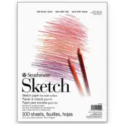 Strathmore 200 Series 9x12 Sketch Pad 100 Sheets Lightweight Art Paper