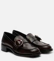 [Prada] Prada Sienna leather loafers AU 6 brown