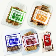 Brewer's Flatbread Crackers Variety Pack (4, 5oz) - Uncle Jerry's Pretzels - 5PK