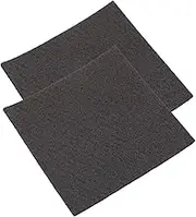 Generic 2pcs Fireproof Carbon Felt Welding Blankets Heat Resistant Insulation Mat for Vacuum Furnaces Graphite Pad for Soldering Blowing Black