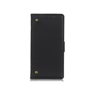 Copper Buckle Side-corner Fixed Retro Texture Horizontal Flip Leather Case For Galaxy S10 Plus