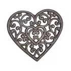 Sturdy Hot Plate Pad Heavy Duty Cast Iron Trivet for Dinning Table Kitchen