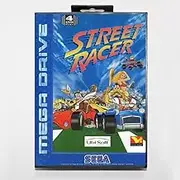 Royal Retro Street Racer 16bit MD Game Card For Sega Mega Drive/ Genesis with Retail Box-(PAL-J)