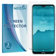 [3 Pack] MEZON Nokia 6.2 Anti-Glare Matte Screen Protector Film – Case Friendly, Shock Absorption (Nokia 6.2, Matte)