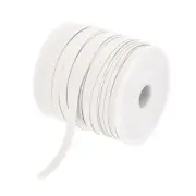 1/4 Inch Double Fold Bias Tape Continuous Bulk Bias Tape White 50 Yards