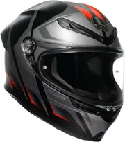 AGV K6 S Karve, full face helmet , color: Matt Black/Grey/Red , size: M