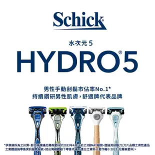 【Schick 舒適牌】水次元5刮鬍刀片補充超值組(2組入)