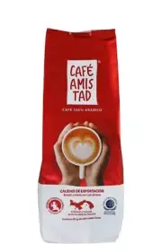 La Amistad Ground Coffee 100% Arabica (Lot of 5 Packages of 425g)