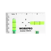 WORKPRO Small Level 3-3/4-inch Mini Level Tool Magnetic Level 2 Bubbles 90°/180°