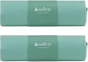 Microfiber Hand Towel- Absorbent Sweat Towels, Workout Towels for Women- Yoga Mat Towel for Pilates, Hot Yoga, Gym Workouts (2 Pack, Green)