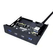 Desktop Computer 20Pin 3.5 Floppy Bay Panel With 2xUSB3.2 USB3.0 Ports