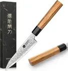 XINZUO 67 Layers Damascus Steel 5.3 Inch Utility Knife,Multi-Function Kitchen Pa