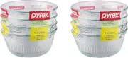 Pyrex Bakeware 10-Ounce Custard Cups Dessert Dish, Set of 8