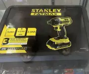 Stanley® Fatmax 18V Cordless Drill 2.0AH 0-3100 bpm 180 Nm
