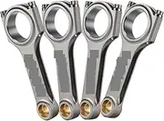 4340 Connecting Rods Compatible With Opel Vauxhall Corsa 1.6 1.8 C16XE Tigra X16XE H Beam Conrods Compatible With Opel C16XE X16XE Floating
