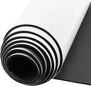 Storystore Foam Insulation Neoprene Sheets with Adhesive, 1/8'' Thick x 12'' W x 98'' L Multi-Function Soundproof Large Marine Closed Cell Neoprene Rubber Roll, Black