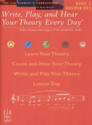 FJH Write, Play, and Hear Your Theory Every Day Answer Key Book 2 PIANO NEW SALE