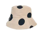 C70 Ladies Fisherman Hat Ladies Korean Polka Dot Big Brim Bucket Hat Double-sided Wear Casual Spring and Summer Sun Hat
