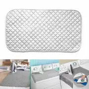 Ironing Mat Cover Folding Iron Anywhere, Bed, Table, Floor. With Magnetic Corner
