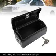 30inch Aluminum Tool Box Truck Underbody Trailer Home Storage Under Bed w/ Lock