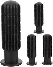 Toyvian 4pcs Foosball Table Handle Grip: 6mm Diameter Football Game Rod Replacement End Cap for Desktop Soccer Tabletop Stick Repair Parts Maintenance