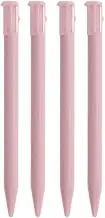 4-Pack Plastic Touch Screen Stylus Pens for 3DS Game Console (Pink)