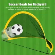 Packable 2 Packs Soccer Goal Popup Backyard Portable Soccer Goal Net