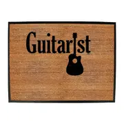 Guitarist Guitar Music - Funny Novelty Doormat Man Cave Floor mat