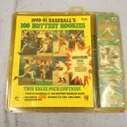 1990 - 91 100 Hottest Rookies MLB Score Collectors Pack New Sealed
