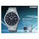 CASIO 卡西歐 國隆 MTP-VD03D-1 男錶 簡約指針錶 不鏽鋼錶帶 黑面 日期顯示 防水 MTP-VD03