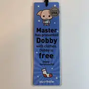 Dobby The House Elf Bookmark with Tassel Re-Marks Quotemarks Harry Potter New