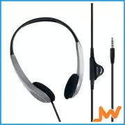 Verbatim Multimedia Headset With Volume Control - Black