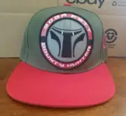 Boba Fett Bounty Hunter Lucasfilm Star Wars Hat Snapback Flat Brim NEW $25