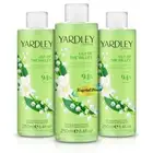 3x Yardley London Lily of the Valley Shower Gel Body Wash 250ml