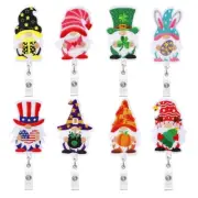 Cute Lanyards Felt Badge Reels Name Retractable Badge Holder