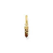 Buy Crystal (single) hoop earring with red tiger's eye by Thomas Sabo online - THOMAS SABO Australia