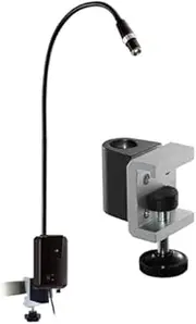 Medical Operating Exam Lights Gooseneck Surgical Examination Lamp, LED Surgical Examination Lamp with Light Spot Adjustment and Rail Clamps， for Surgery Clinic Pet Hospital