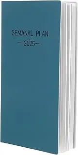 COHEALI Spanish Schedule Book 12-Month Planner Weekly Planner Notepad for Teachers Work or Daily Planning