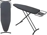 Ironing Board 48x15 with Retractable Iron Rest, RAINHOL Heavy Duty Full Size Iron Board, Sturdy Wide Ironing Boards with Thick Padding Cover, Height-Adjustable, Stable Iron Stand